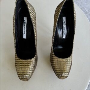 Designer Gold Women's Shoes